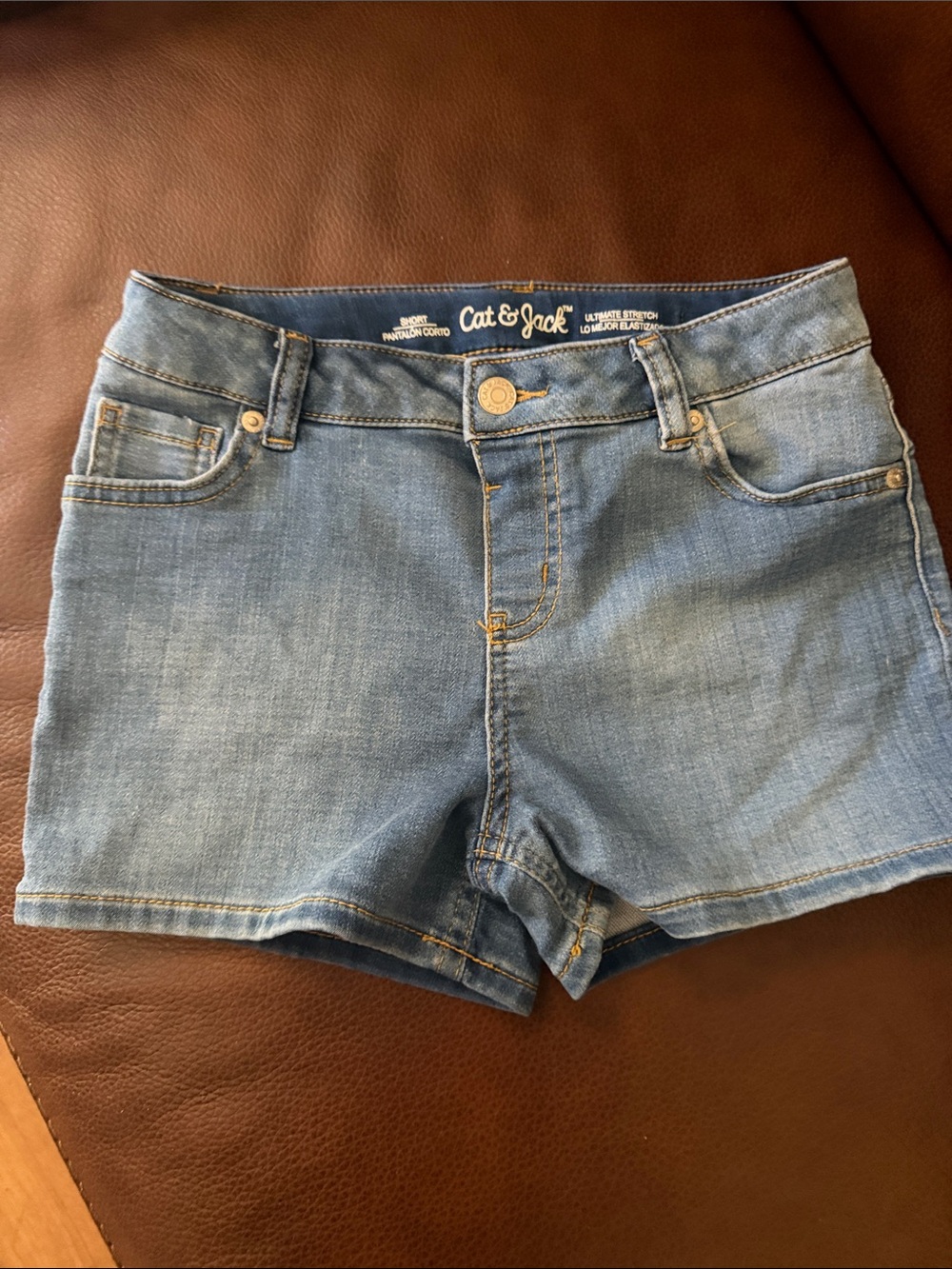 Cat & Jack Medium Blue Denim Jean Shorts for Women